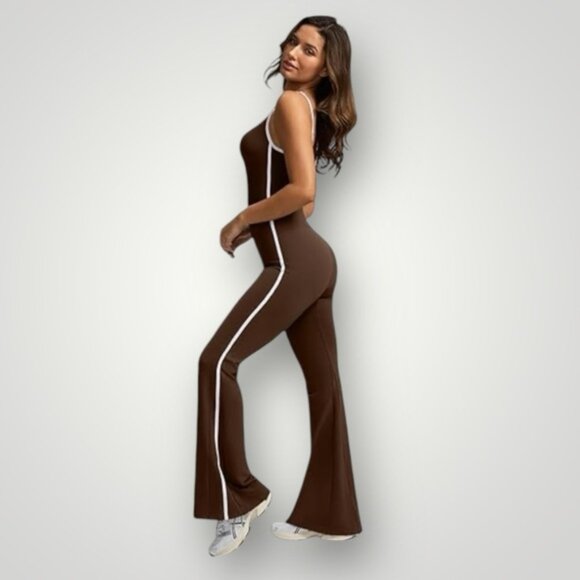 NWT Stretchy Flare Leg Shaper Onsie Jumpsuit - Picture 2 of 15